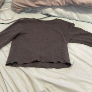 Gray top size small